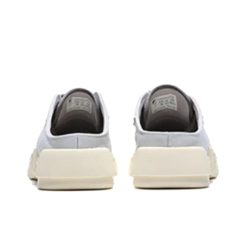 FILA FUSION POP Mule Anti Slip Wear Resistant Low Top Canvas Shoes Women's Gray White-3