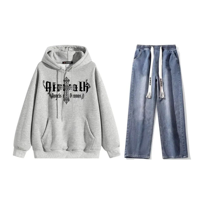 Airwalk Sweatshirt Sets Unisex-21