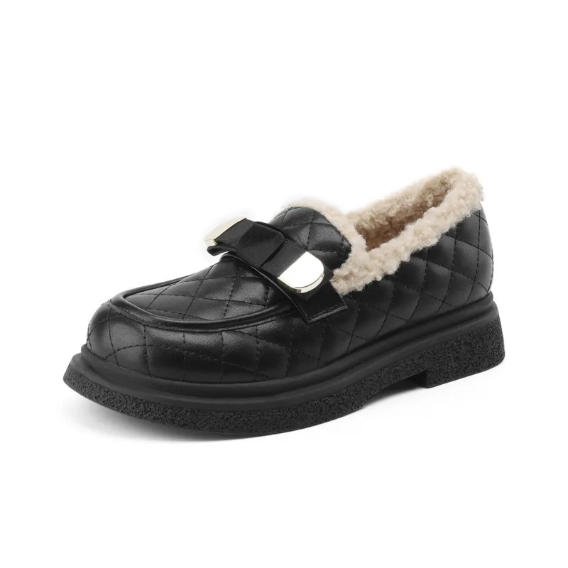 JOSINY Loafers Women's Black/Ecru-1