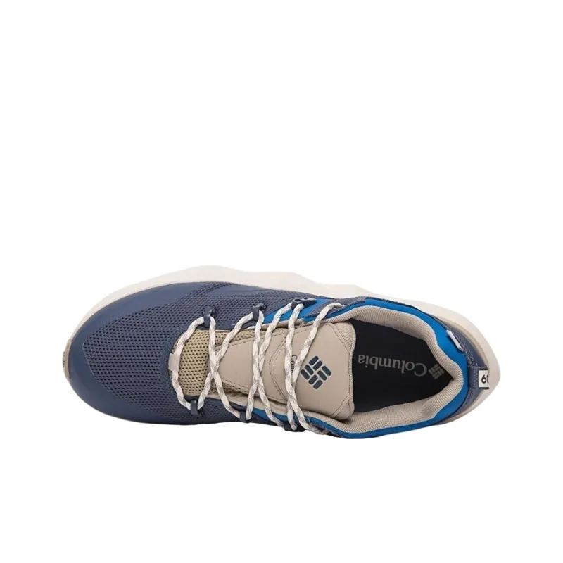 Columbia Facet 60 Low Outdry Cushioning Anti Slip And Wear Resistant Low Top Outdoor Shoes Men's Gray Blue-2