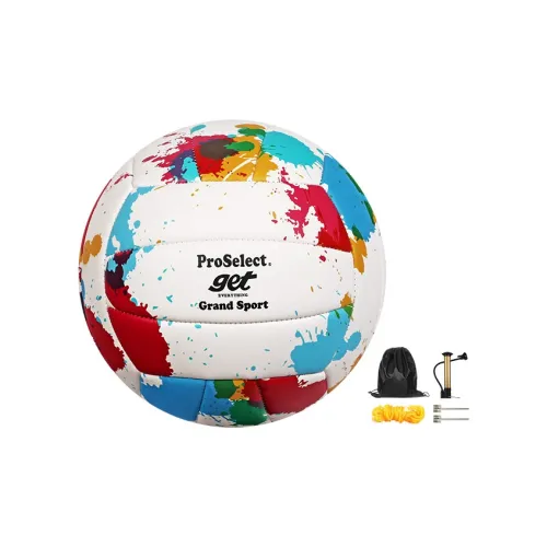ProSelect Soft PU Size 5 Ball Volleyball Unisex Spray Painting Graffiti