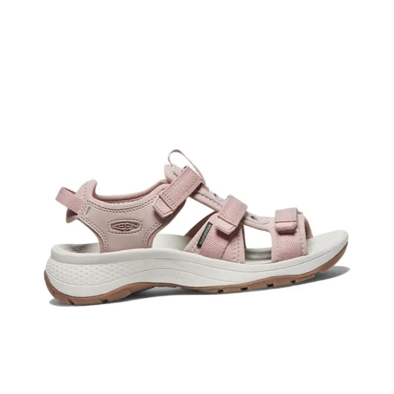KEEN Astoria West Beach Sandals Women's Light Yellow Brown Birch Silver-1