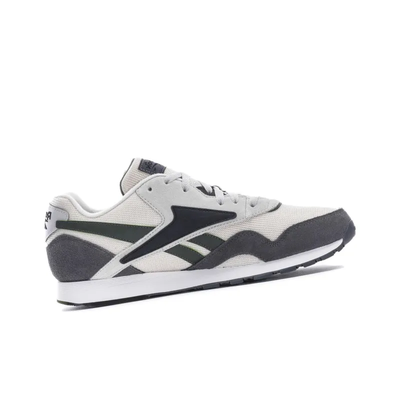 Reebok Classic Leather Cushioning Breathable Low Top Running Shoes Unisex Light Gray-1