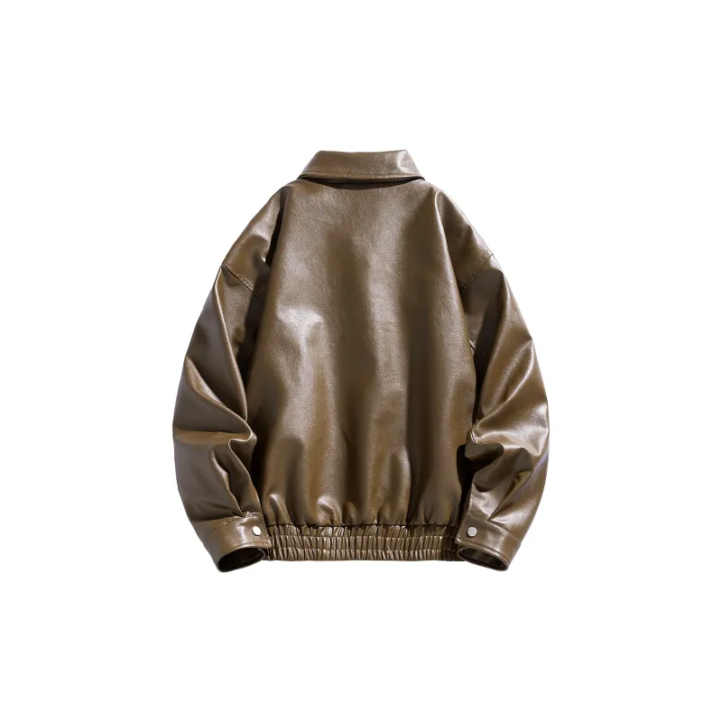 GDRX Leather Jacket Coat Unisex-7
