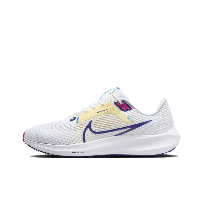 Nike Air Zoom Pegasus 40 White Deep Royal Blue-0