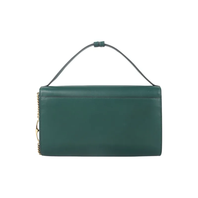 GUCCI Zumi Leather Portable Crossbody Bag Shoulder Bag Women's Green-2