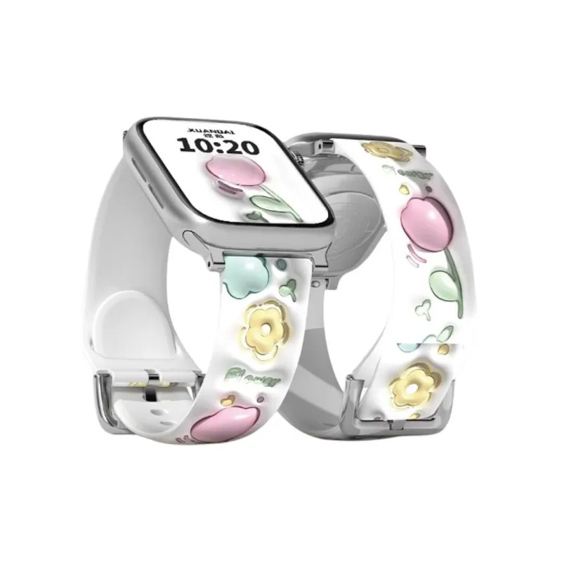 Yu Qing Apple Compatibility Watch Band Silicone Material-2