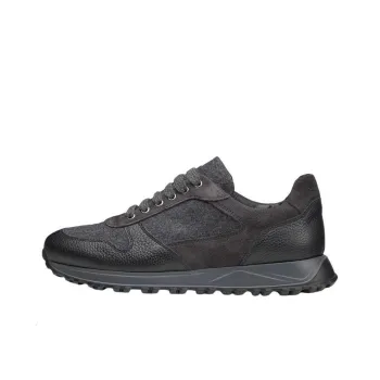 DOUCAL'S Low Top Casual Shoes Men's Black
