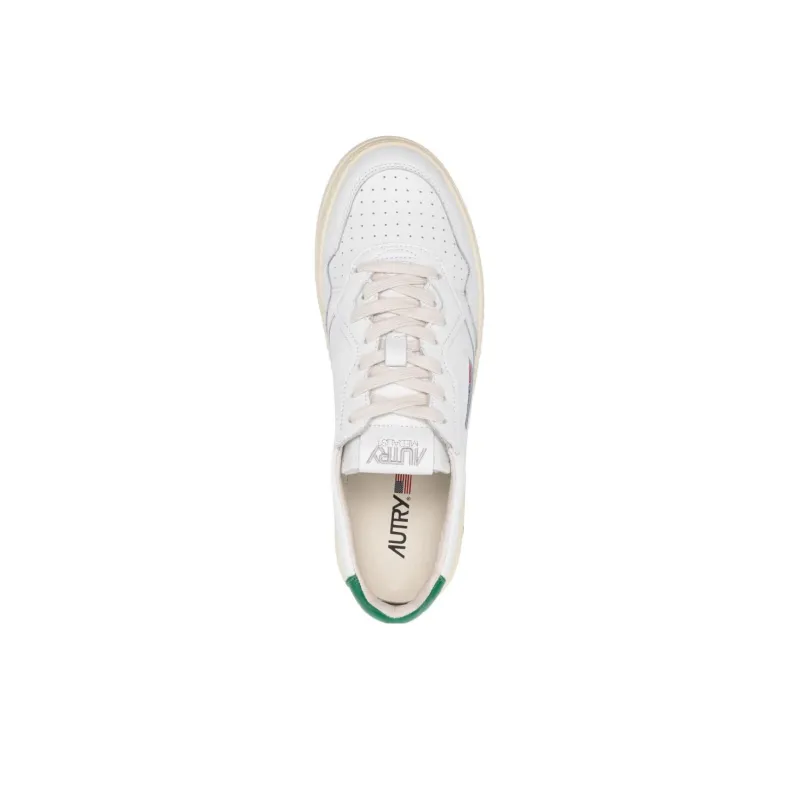 AUTRY Stylish Skateboarding Shoes Men's White Green-4