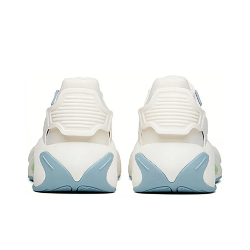 Anta Life Collection Super Body Anti Slip Wear Resistant Low Top Skateboard Shoes Men's White Blue-3