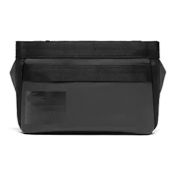 LACOSTE Blended Material Crossbody Bag Shoulder Bag Medium Size Men's Black