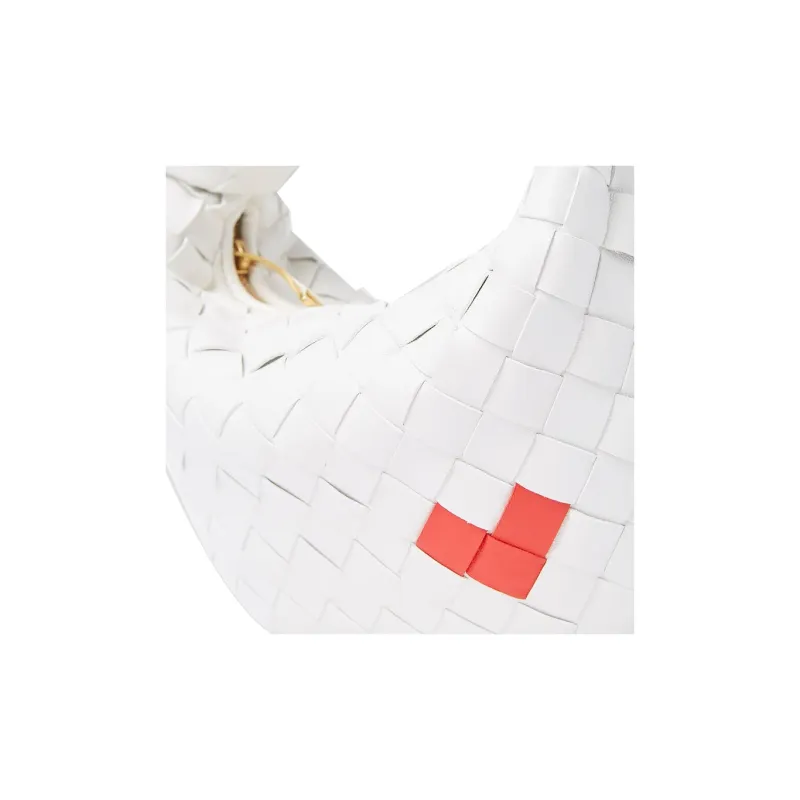 Bottega Veneta JODIE Leather Handbag Mini Women's White-3