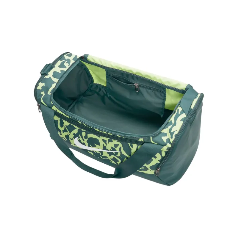 Nike Polyester Portable Crossbody Bag Shoulder Bag Small Size Men's Dark Jungle Green & Light Lemon & White-4