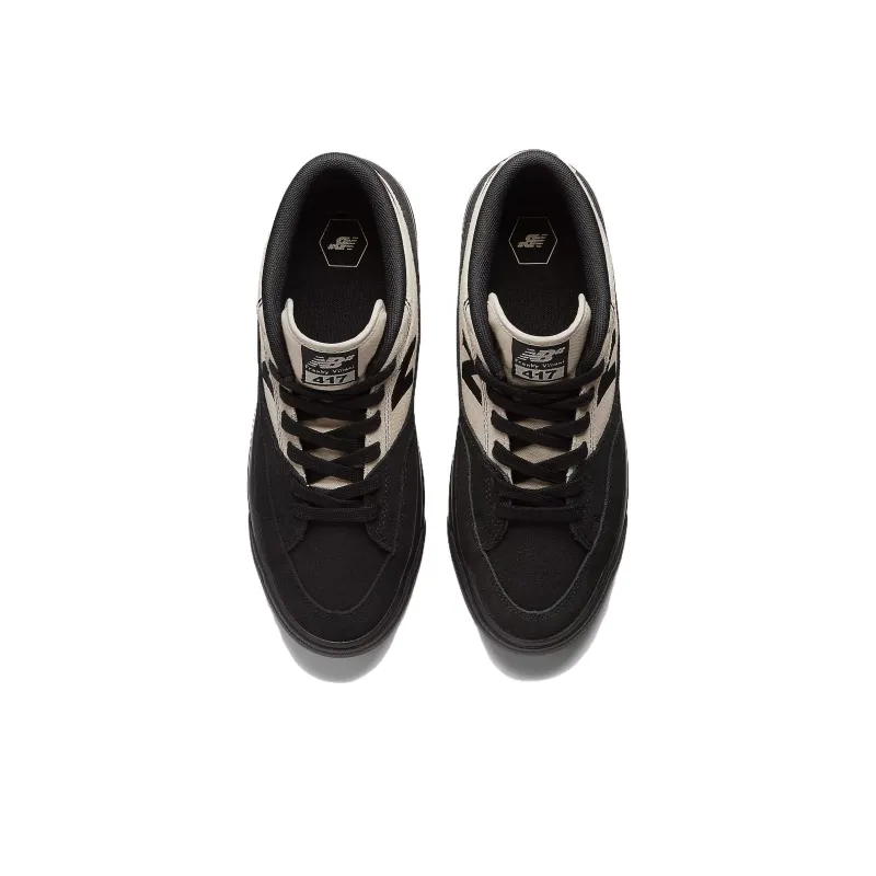 New Balance Numeric Franky Villani 417 Shock Absorbers Mid Top Skateboard Shoes Unisex Black Beige-3