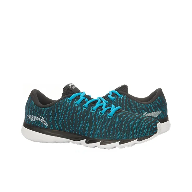 LiNing Wear-resistant And Lightweight Low-Top Running Shoes Men's Black Blue-2