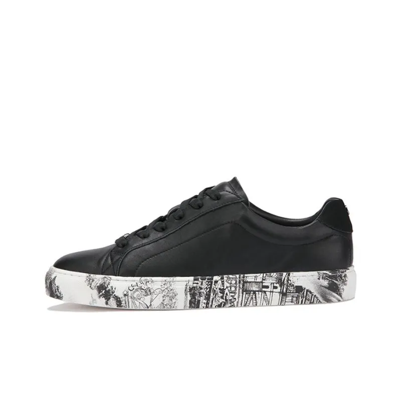 DAVID NAMAN Stylish Skateboarding Shoes Men's Black-0