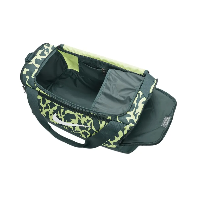 Nike Polyester Portable Crossbody Bag Shoulder Bag Small Size Men's Dark Jungle Green & Light Lemon & White-3