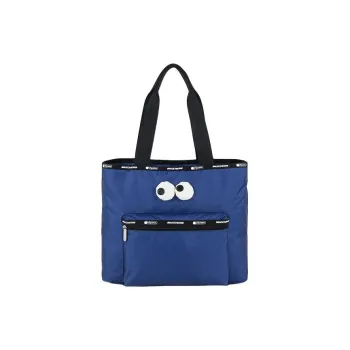 Skechers Fabric Tote Bag, Shopping Bag, Handbag, Shoulder Bag Small Size Unisex Stool Lin Blue