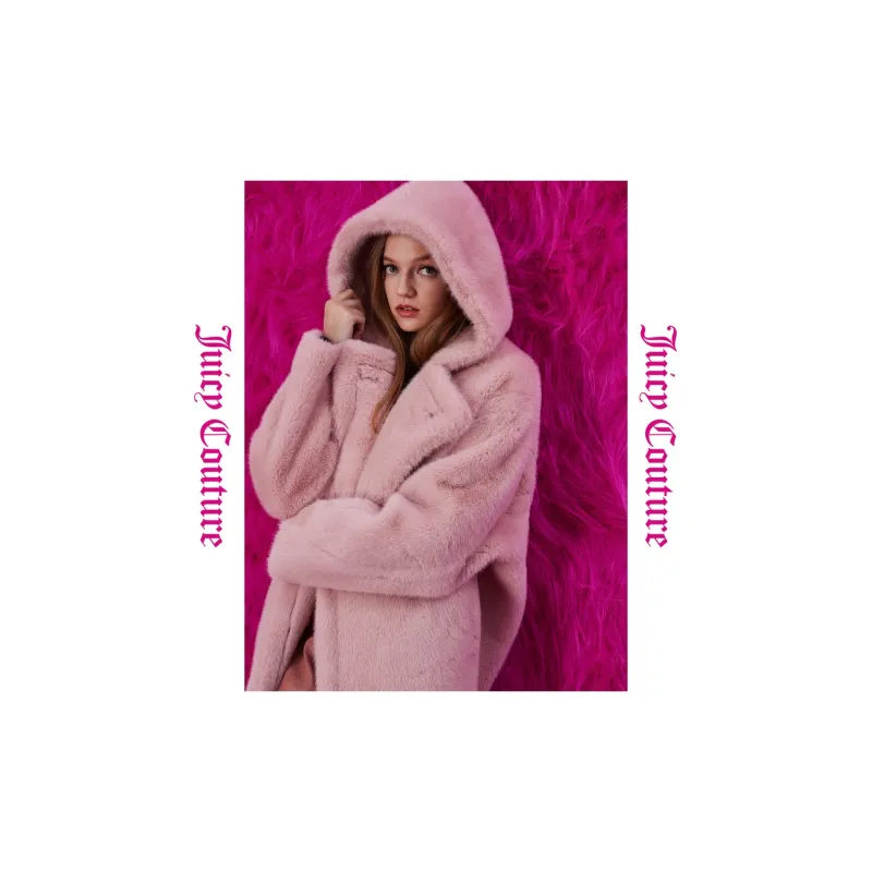 Juicy Couture Coats Women's Pink-2