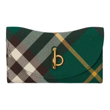 Burberry Polyester With Wool Wallet Women's Ivy Green