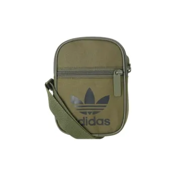 Adidas Originals Nylon Fabric Crossbody Bag, Shoulder Bag Mini Unisex Olive Green