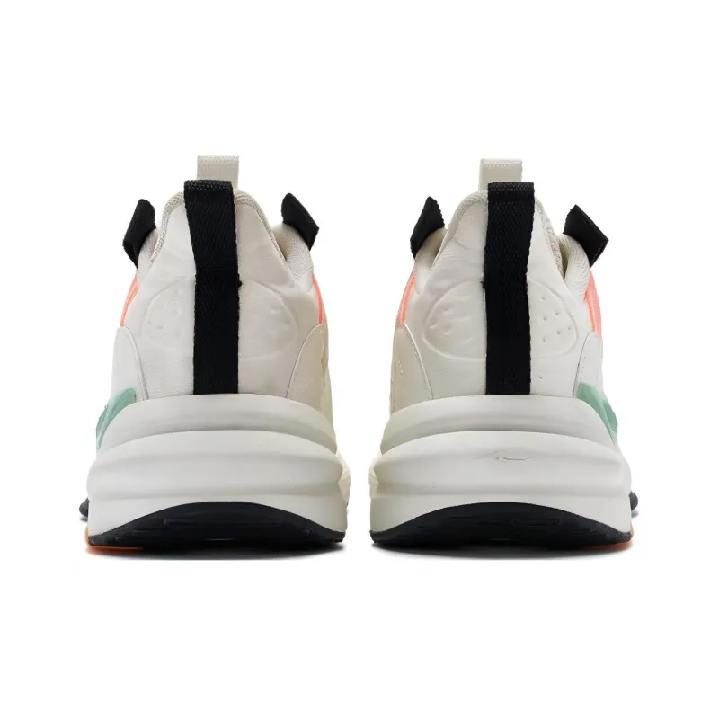QIAODAN Anti Slip And Wear Resistant Rebound Low Top Sports Casual Shoes Men's Island Green-3