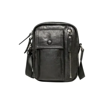 Back step Shoulder Bags Black