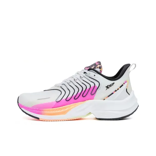 XTEP Speeding 3.0 Running Shoes Women's Low-Top Sail White/Purple Rose Red