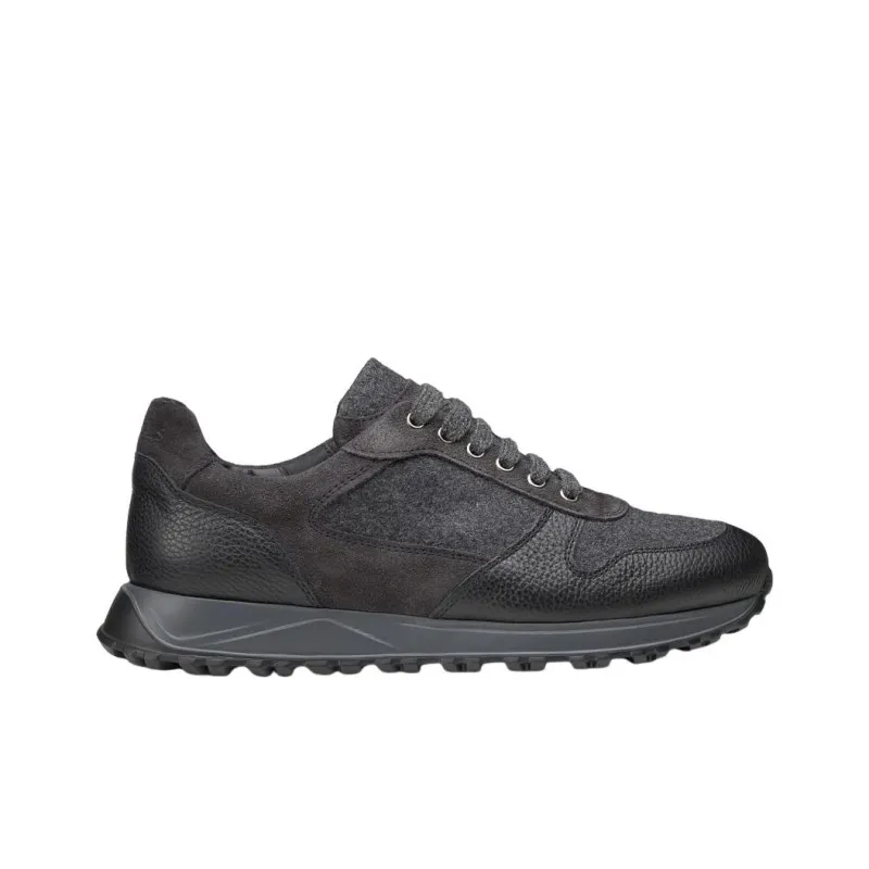 DOUCAL'S Low Top Casual Shoes Men's Black-1