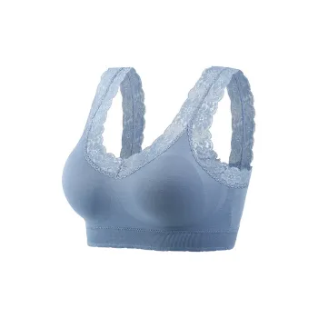 Flowers In Water Bra Women's Royal Blue