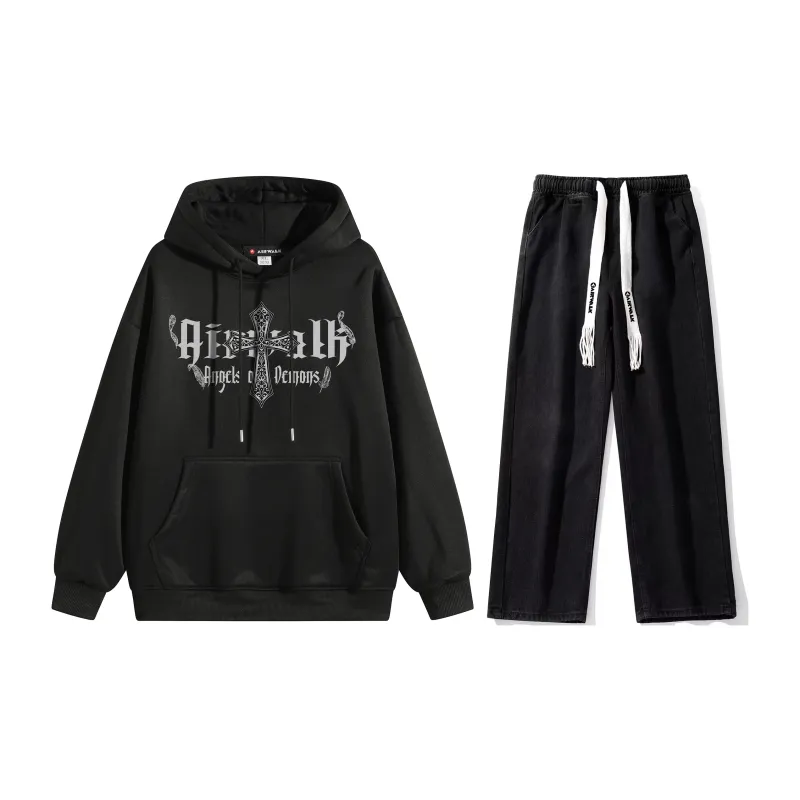 Airwalk Sweatshirt Sets Unisex-1