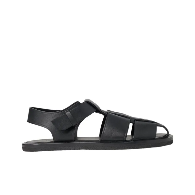 THE ROW Caged Design Leather Sandals-1