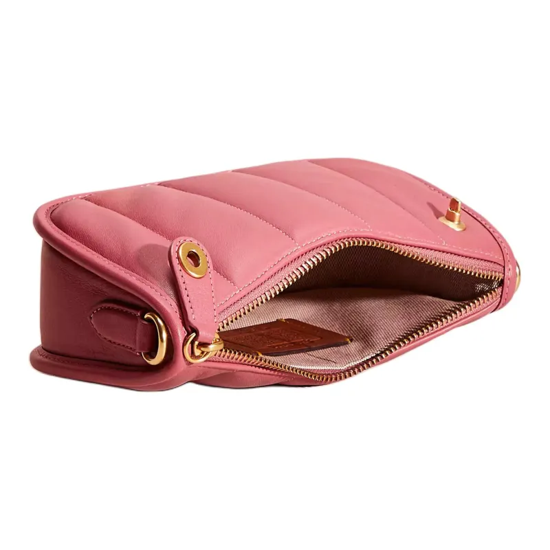COACH Swinger Nappa Leather Crossbody Bag Shoulder Bag Women's Pink-2