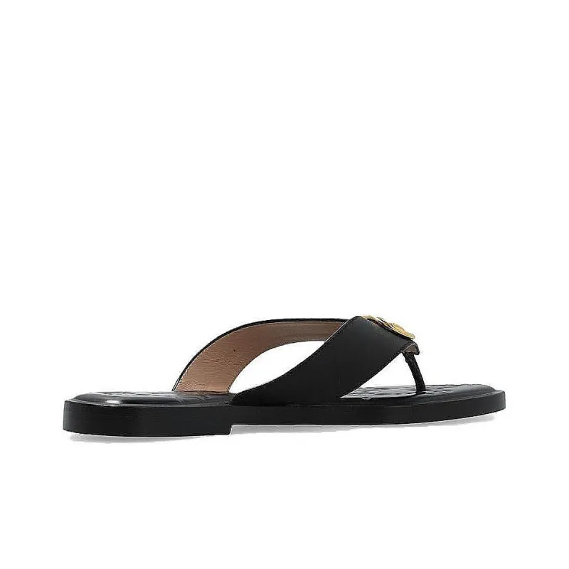 GUCCI Interlocking G Thong strap Slides-2