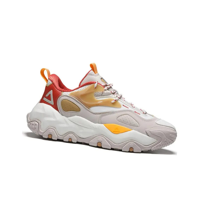 PEAK Journey 2.0 Low Top Casual Shoes Men's Ivory Yellow-1