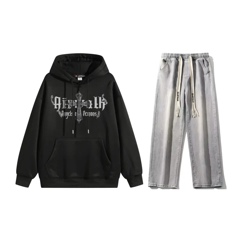 Airwalk Sweatshirt Sets Unisex-29
