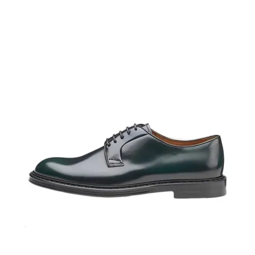 DOUCAL'S Dress Shoes Men Low-Top Green