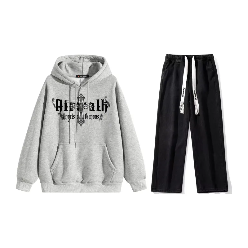 Airwalk Sweatshirt Sets Unisex-7