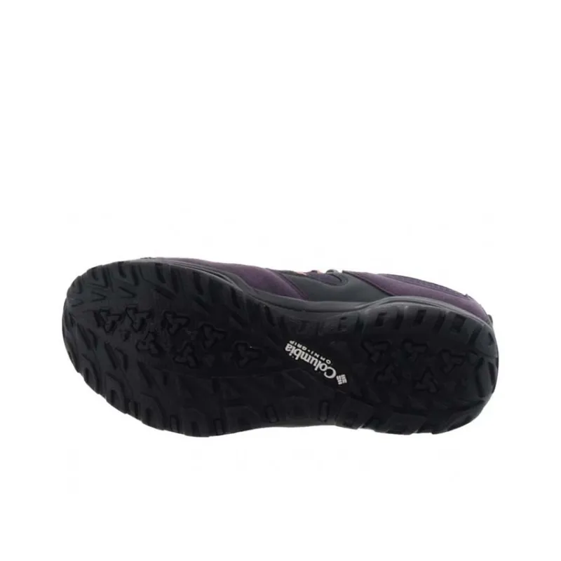 Columbia SABRE V LO OUTDRY WIDE Cushioning Slip Resistant Low Top Outdoor Shoes Women's Purple-4