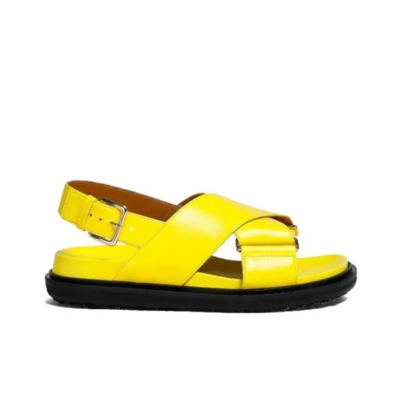 MARNI One Strap Sandals Women's Yellow-1
