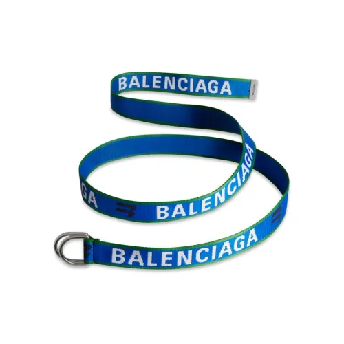 Balenciaga Belts Men's Blue Width 3.5cm