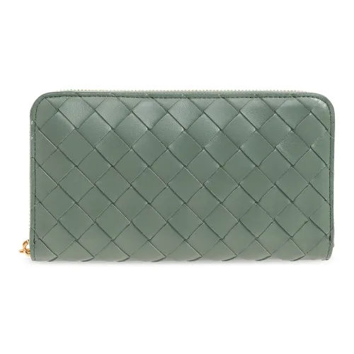 Bottega Veneta Intrecciato Zip Around Wallet