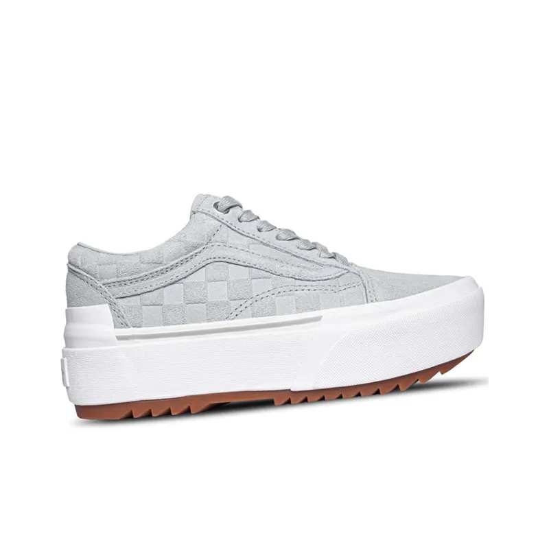Old Skool Vans Stacked 'Embossed Checkerboard High Rise' Women's-1