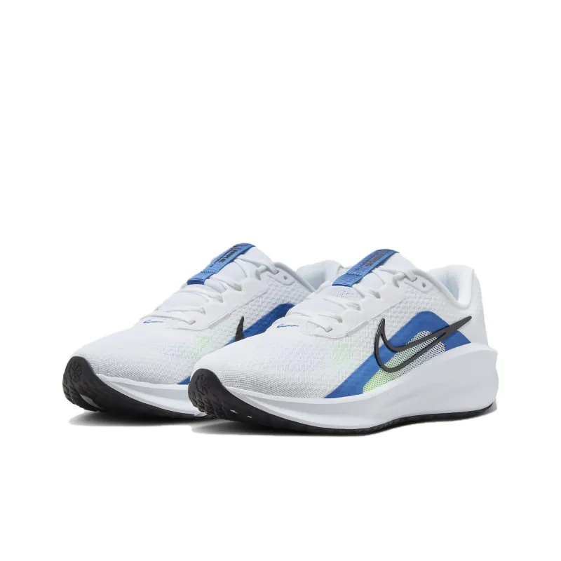 Nike Downshifter 13 White Star Blue Green Strike Black-2