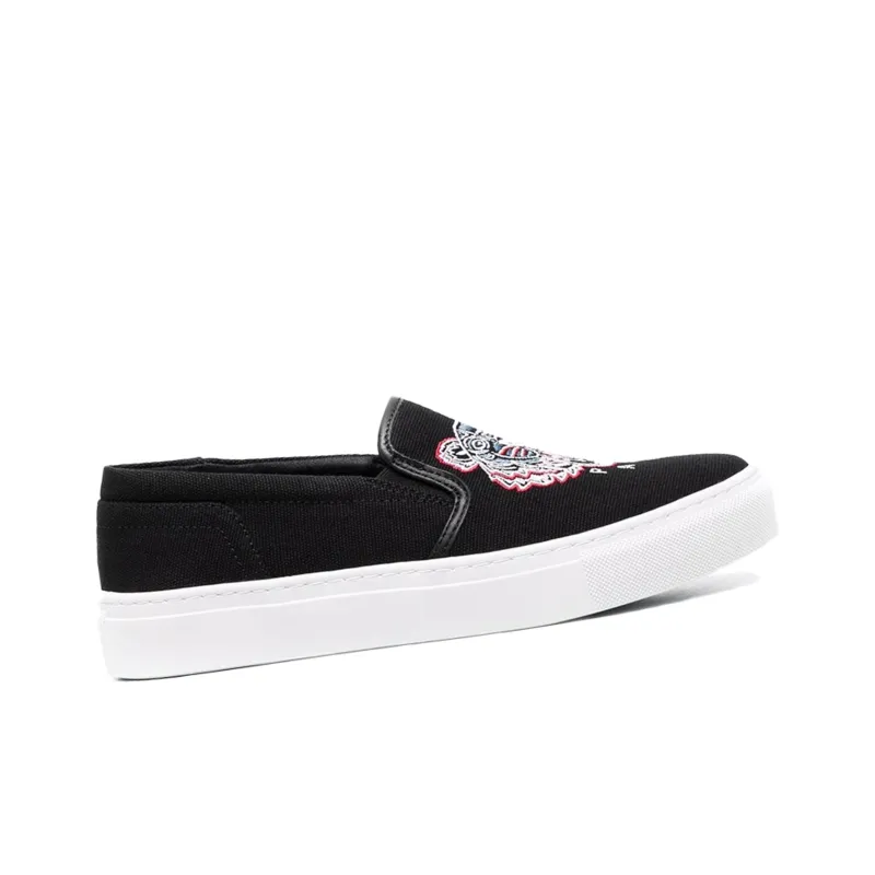 KENZO Low Top Stylish Skateboarding Shoes Women's Black-1
