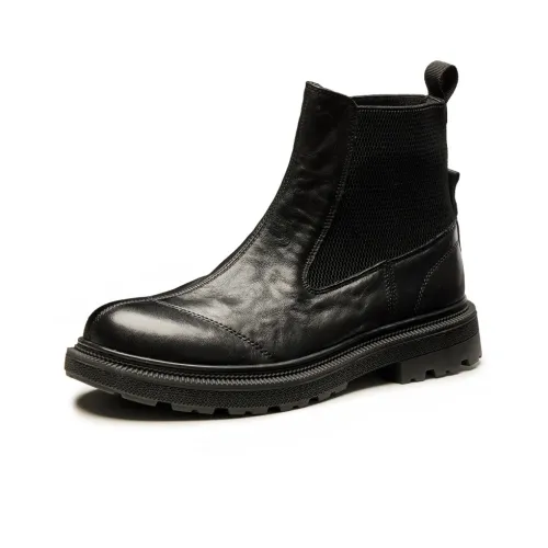 Brounvanm Chelsea Boots Men Black