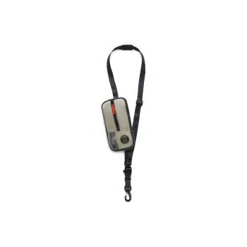 Jordan Polyester Cell Phone Pouch, Shoulder Bag, Crossbody Bag Unisex Stone Color & Iron Gray & Black