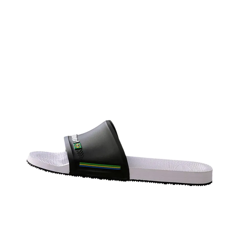 Havaianas Rubber Sole Slide Slippers Unisex Oyster White-0