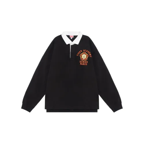 KENZO Tiger Academy Cotton Polo Shirt