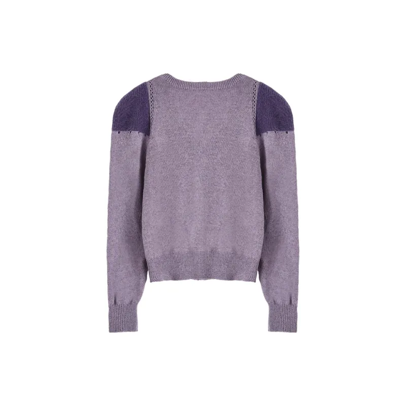 XIANGYING Knitwear Women's Purple-1